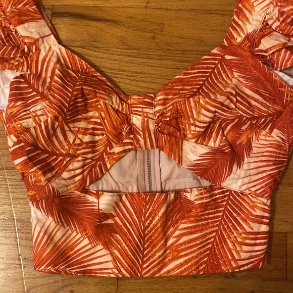 INC Tropical Crop Top - Picture 2 of 11